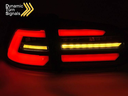 Lampy diodowe red smoke LED do VW Golf 7 VII Variant