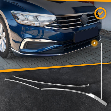 Listwy atrapy zderzaka przedniego Volkswagen Passat Variant PRE-FL 2014-2019