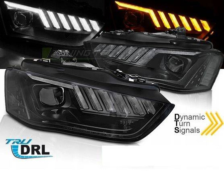 Lampy reflektory Led Black do Audi A4 B8 12-15