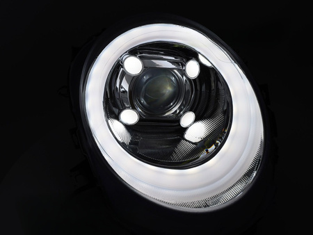 Lampy Reflektory TUBE LIGHT Chrome LED DRL do MINI Cooper F55 / F56 / F57 2014–2017