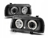 Lampy reflektory Vw Vento 92-98 ringi black