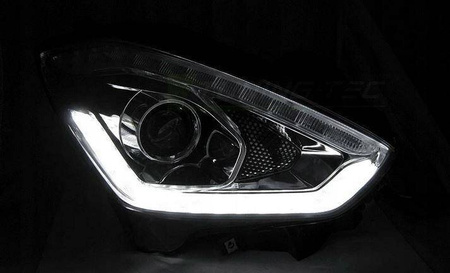 Lampy Suzuki Swift 6 VI 17- tube chrome led dts