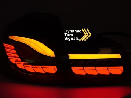 Lampy diodowe red LED OLED do VW Golf 6 VI 08-13