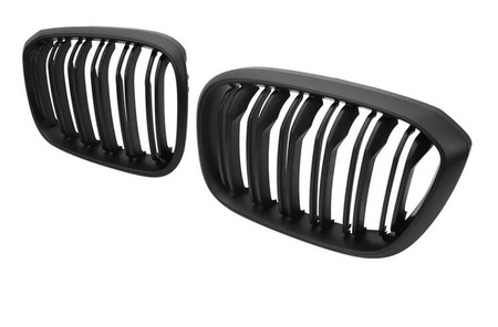 Grill BMW X3 X4 G01 G02 GLOSSY BLACK 17 - 21