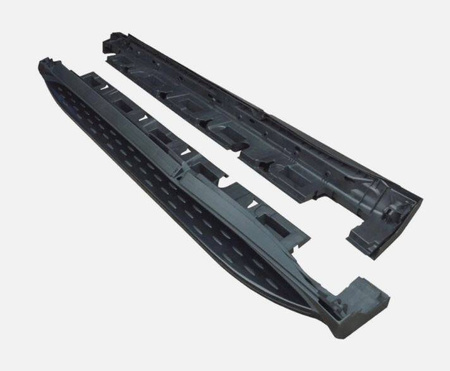 Progi czarne stopnie boczne Mercedes GLE COUPE C292 2016-2019