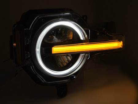 Lampy Reflektory przednie FULL LED DRL Black Ford Bronco 2021–2024