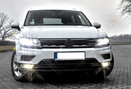 Listwy atrapy przedniej Volkswagen Tiguan PRE-FL 2016-2020