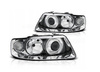 Lampy przednie reflektory A3 8L chrom soczewki