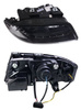 Lampy przednie reflektory Audi A6 Czarne DAYLIGHT