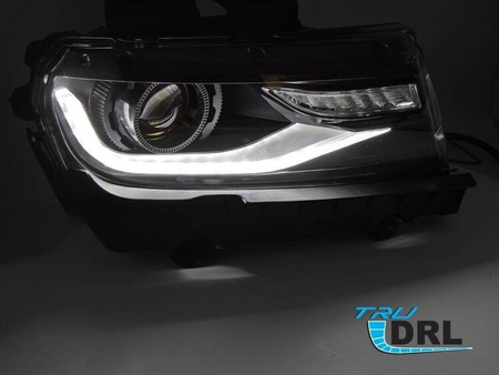 Lampy przednie do Chevrolet Camaro 13-15 BLACK LED