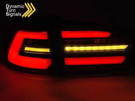 Lampy diodowe red smoke LED do VW Golf 7 VII Variant