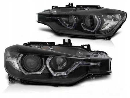 Reflektory lampy przednie BMW F30 F31 11-15 LED BLACK DRL