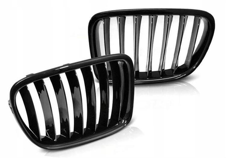Grill nerki black połysk do Bmw X1 E84 LCI 12-14