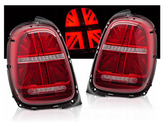 Światła tylne led czerwony biały seq pasuje do Mini Cooper F55 F56 F57 14-17 6-pin