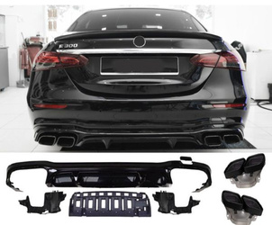 DYFUZOR MERCEDES W213 20- LIFT AMG PAKIET BLACK