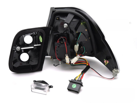 Lampy tylne LED Black do BMW E46 Sedan 1998–2001