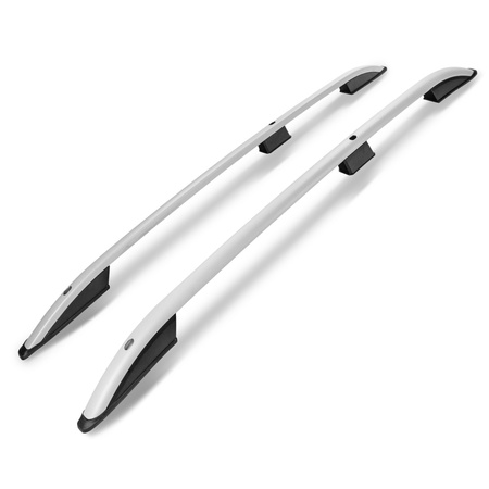 Relingi dachowe Volkswagen Caddy III 2K L1 | SWB 2003-2010 Srebrny SHORT
