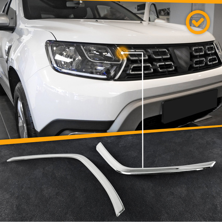 Listwy atrapy przedniej Dacia Duster 2018-2024