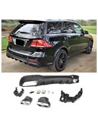 DYFUZOR KOŃCÓWKI CHROM MERCEDES GLE W166 LOOK AMG