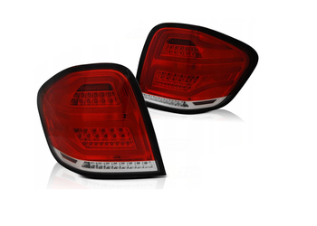 Diody Mercedes M-klasa W164 09-11 Red Smoke Led