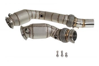 Downpipe BMW F82 F83 M4 S55 2013+ kat 200cell Heat Shield