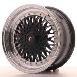 Felgi aluminiowe JR Wheels JR9 15x7 ET20 4x100/108 Gloss Black w/Machined Lip