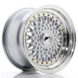 Felgi aluminiowe JR Wheels JR9 15x8 ET20 4x100/108 Silver w/Machined Lip