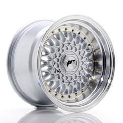 Felgi aluminiowe JR Wheels JR9 15x9 ET10 4x100/108 Silver w/Machined Lip