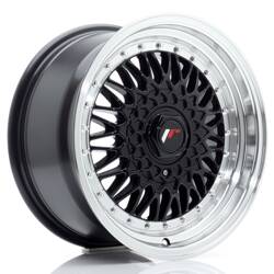 Felgi aluminiowe JR Wheels JR9 16x8 ET25 4x100/108 Gloss Black w/Machined Lip