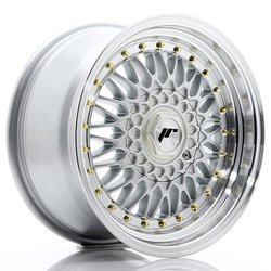 Felgi aluminiowe JR Wheels JR9 16x8 ET25 4x100/108 Silver w/Machined Lip