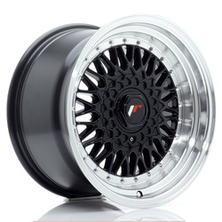 Felgi aluminiowe JR Wheels JR9 16x9 ET20 4x100/108 Gloss Black w/Machined Lip