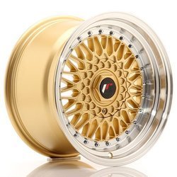 Felgi aluminiowe JR Wheels JR9 16x9 ET20 4x100/108 Gold w/Machined Lip