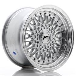 Felgi aluminiowe JR Wheels JR9 16x9 ET20 4x100/108 Silver w/Machined Lip+Silver Rivets