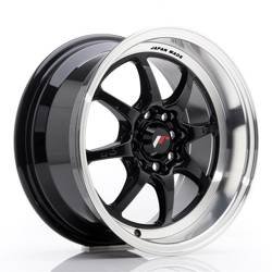 Felgi aluminiowe JR Wheels TF2 15x7,5 ET10 4x100/114 Gloss Black