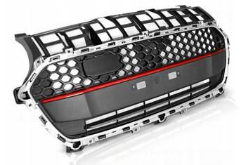 GRILL ATRAPA SUZUKI SWIFT VI 17- CHROME RED LINE