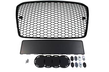 GRILL AUDI A5 8T RS-STYLE BRIGHT BLACK (13-16) PDC