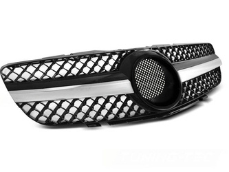 Grill MERCEDES SL r230 01-06 style black chrome