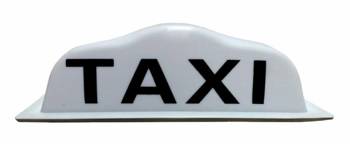 Lampa Taxi white 12 V szpakówka biały
