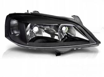 Lampa reflektor prawa black do Opel Astra G 97-04