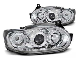 Lampy Ford Escort Mk7 95-00 Ringi Soczewki Chrome