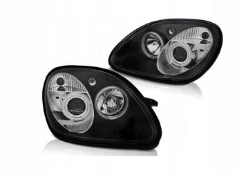 Lampy Mercedes R170 SLK 96-04 ringi ccfl black