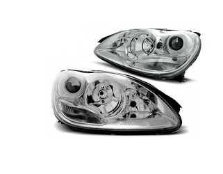 Lampy Mercedes W220 S-klasa 02-05 Xenon D2s Chrome