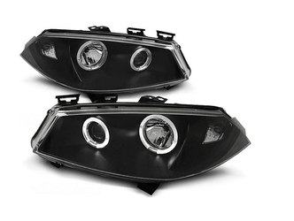 Lampy Przednie Renault Megane II 02-05 Ringi Black