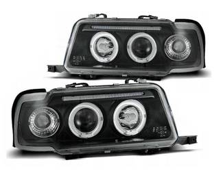 Lampy Reflektory Audi 80 B4 91-96 Ringi Black