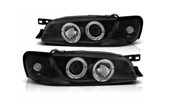 Lampy Reflektory Subaru Impreza 93-00 Ringi Black