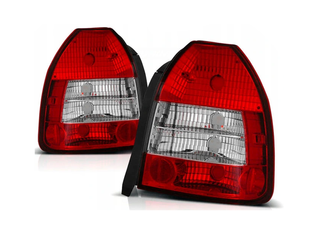 Lampy Tylne Honda Civic 96-01 3d Clear Red White