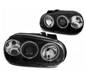 Lampy Vw Golf IV 4 97-03 ringi ccfl halogeny black