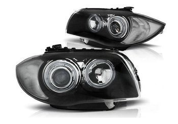 Lampy przednie BMW E87 E81 04-11 Ringi Led Black