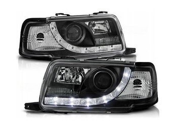 Lampy przednie reflektory Audi 80 B4 BLACK