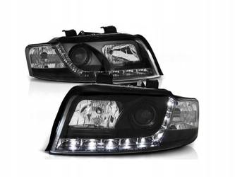 Lampy przednie reflektory Audi A4 B6 BLACK DAYLIGH